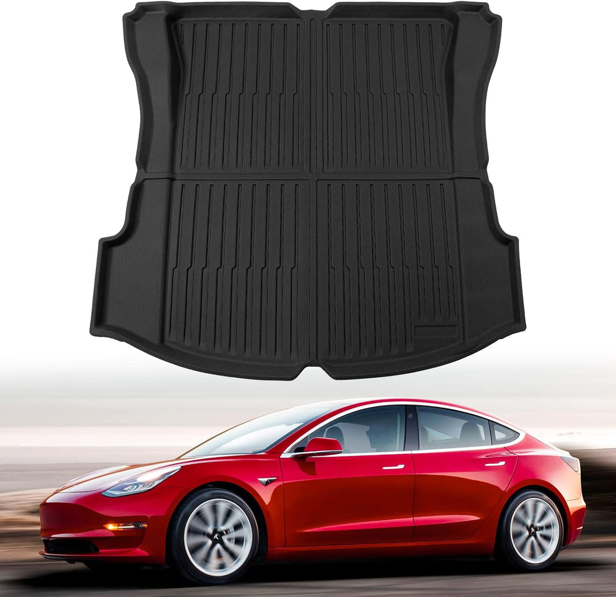 TPE Floor Mat Trunk Liner Cargo Mat Set of 6 M15363