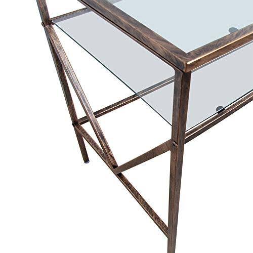 Glass Top Desk Vanity Table U968821