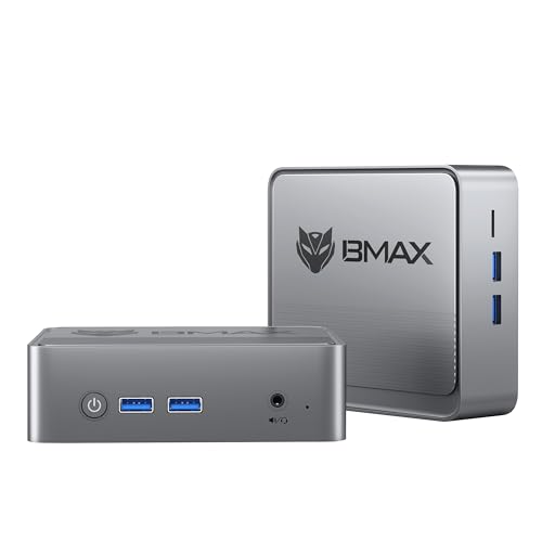 Mini PC, Fanless Intel N4000, 8GB LPDDR4 RAM, 128GB eMMC, WiFi5, HDMI, VGA, 4K HD, Dual WiFi, BT4.2 K245180