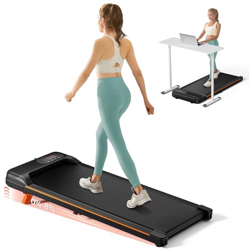 Under Desk Treadmill with Incline 2.5HP Portable Walking Treadmill T559