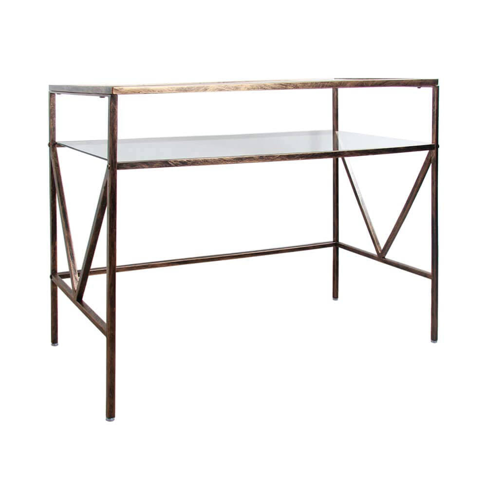 Glass Top Desk Vanity Table U968821