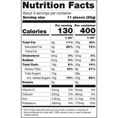 1.5 oz Dark Chocolate Peach Mango Baobab Bites J774