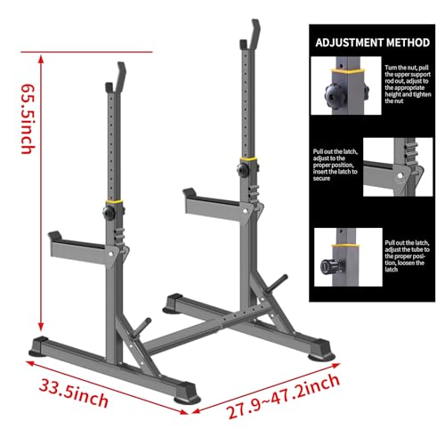 Adjustable Squat Rack Barbell Rack P256166