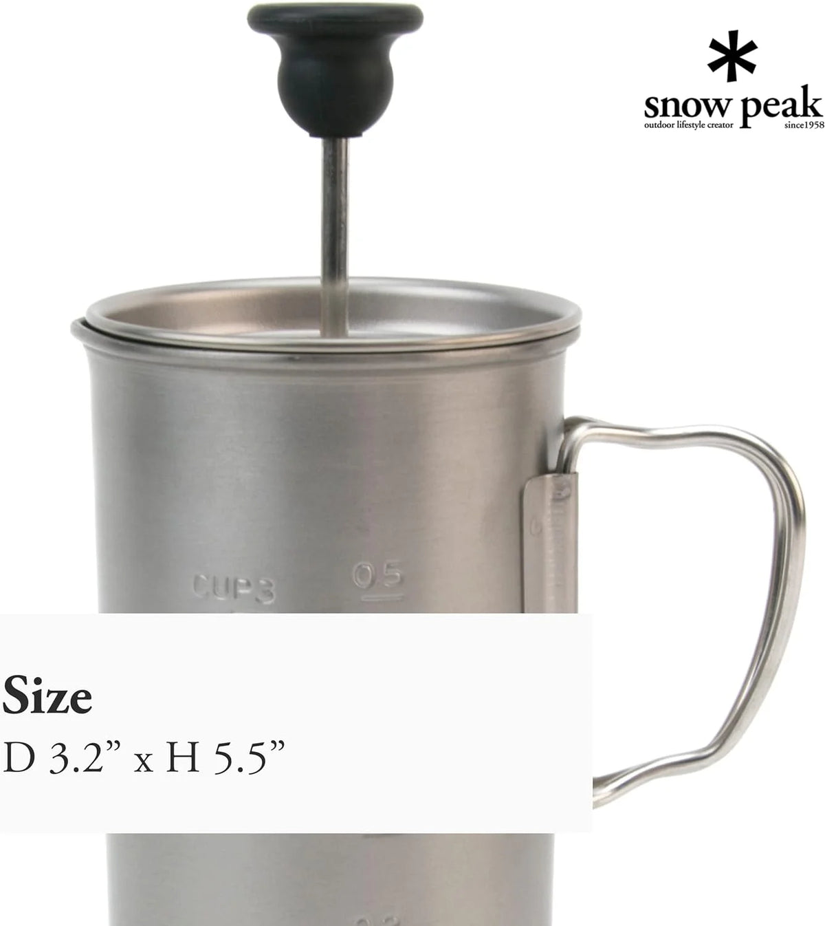 Titanium French Press Coffee Maker P14266