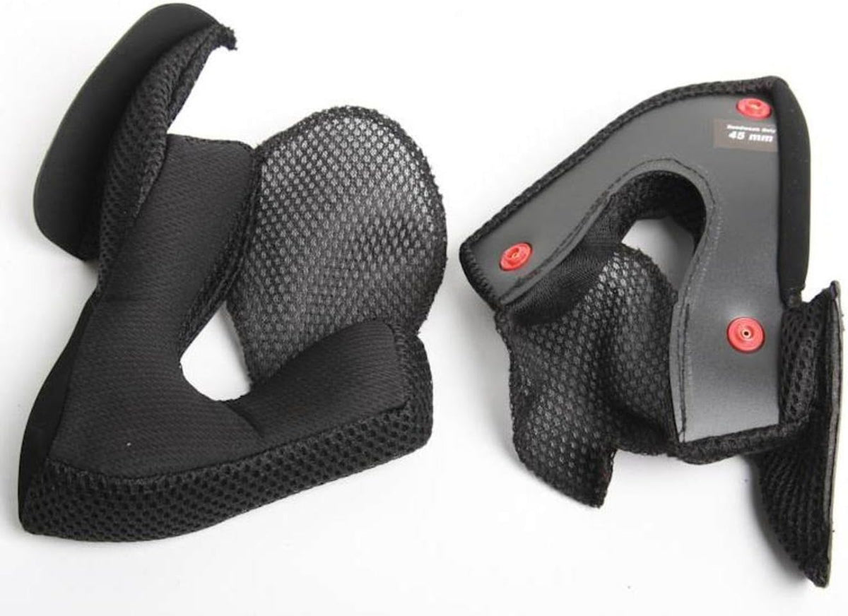 Grey 60MM Motorcycle Helmet Cheek Pads N52864