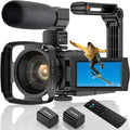 4K UHD Video Camera with Microphone and Stabilizer S6688
