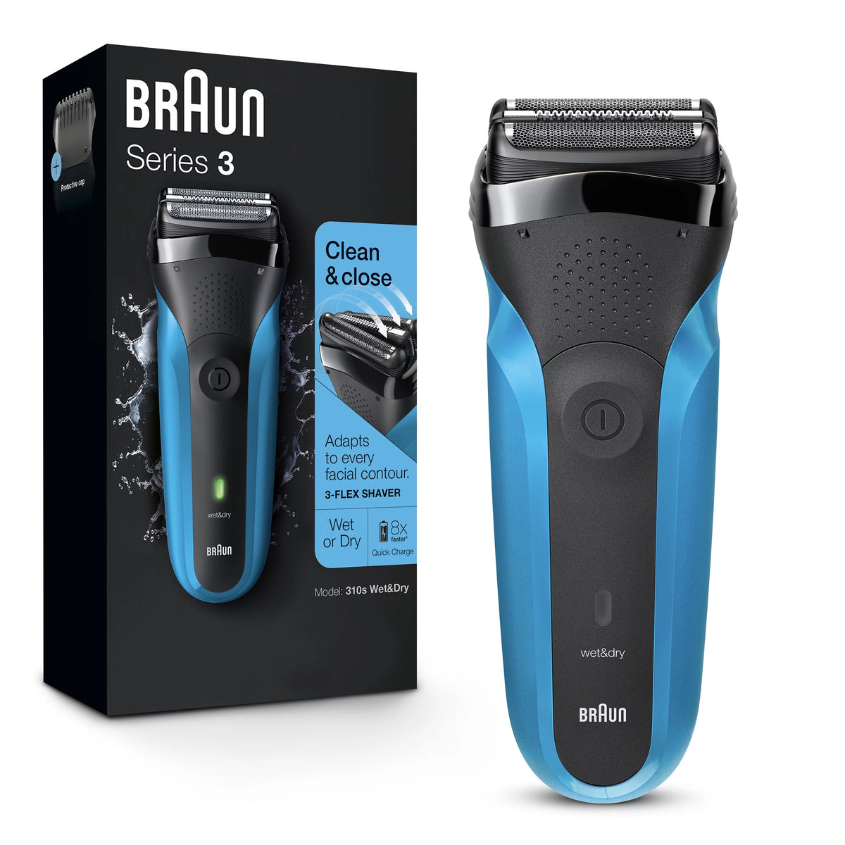 Rechargeable Wet Dry Electric Shaver E4872