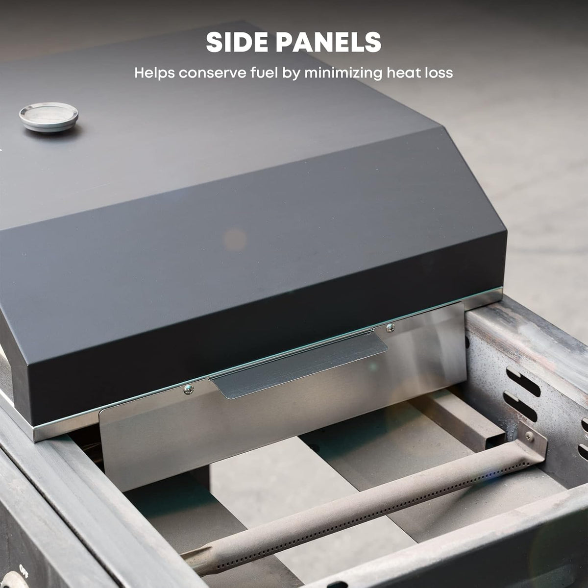 Pizza Oven with Temperature Gauge and Pizza Stone B99819