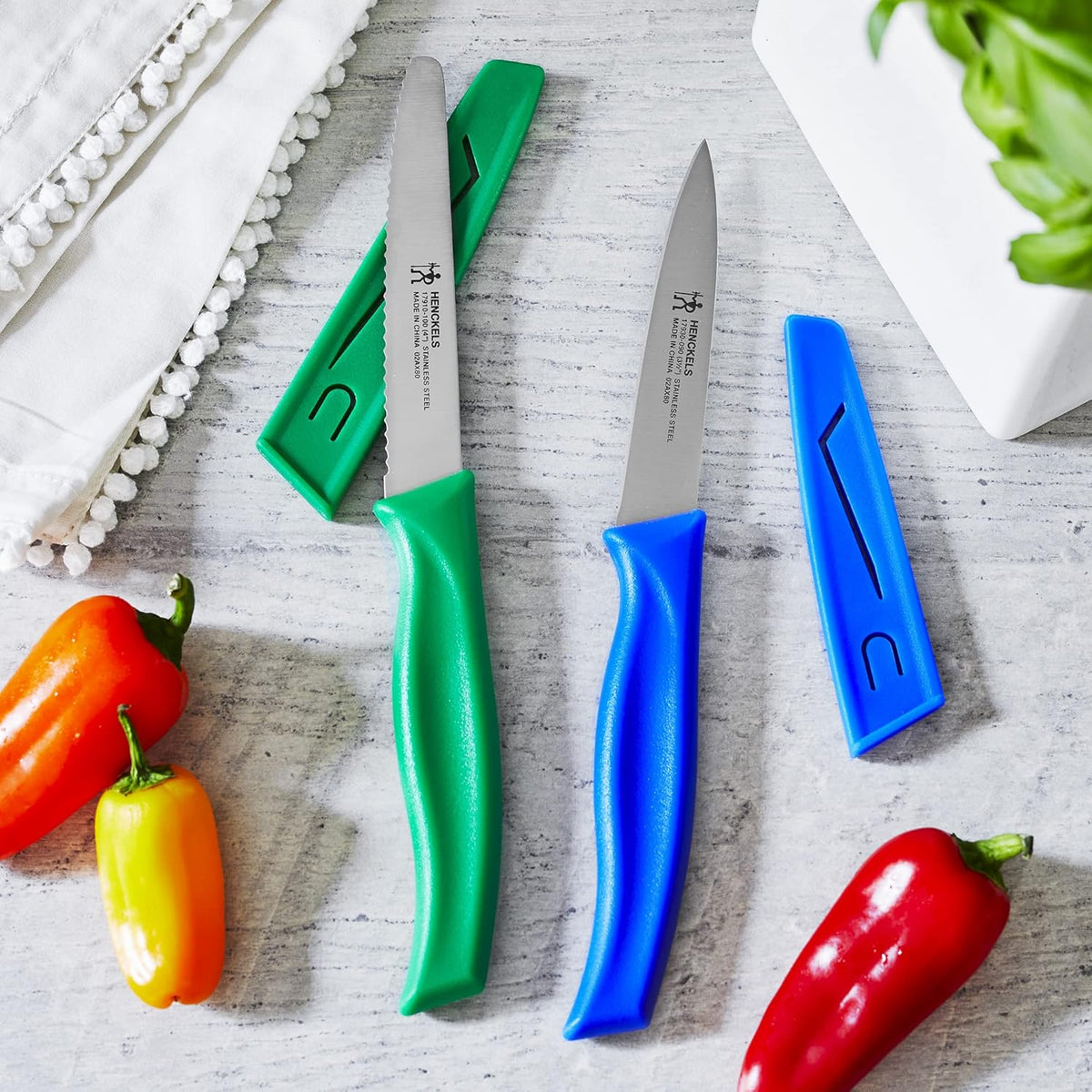2-pc Stainless Steel Paring Knives F558