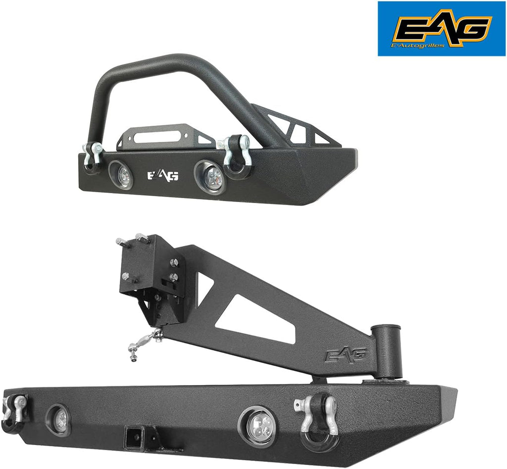 Front and Rear Bumper with Tire Carrier Combo V116645