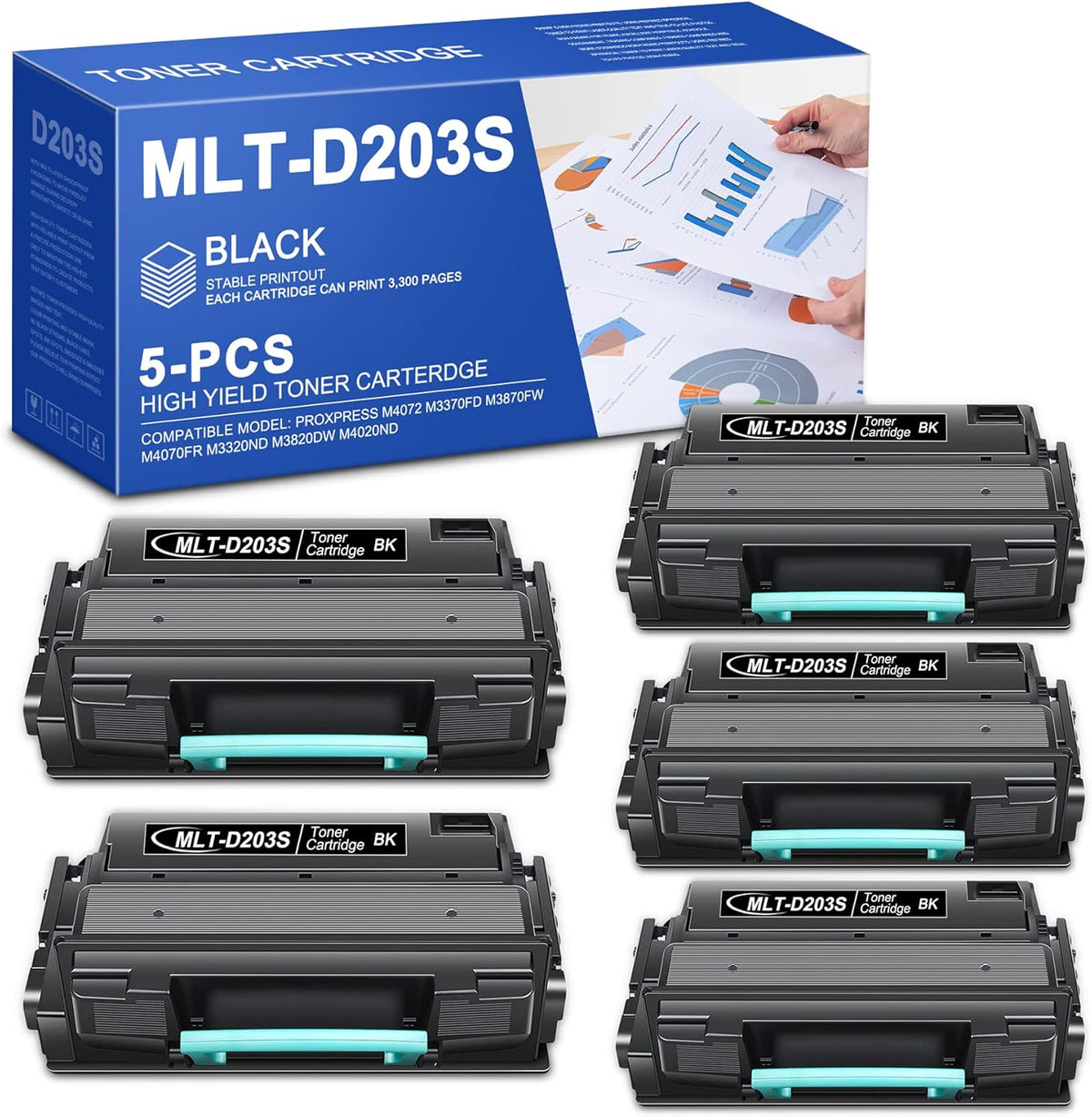 Black Toner Cartridge Replacement S4289