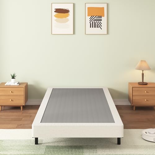 Twin Box Spring with Fabric Cover Set, 5 Inch Twin Size D5668