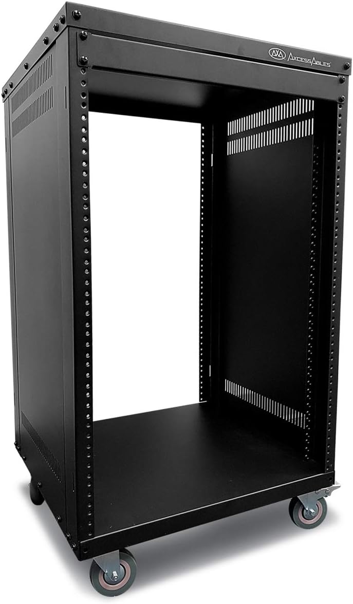 16U 19 Inch AV Rack Stand with Wheels T4201