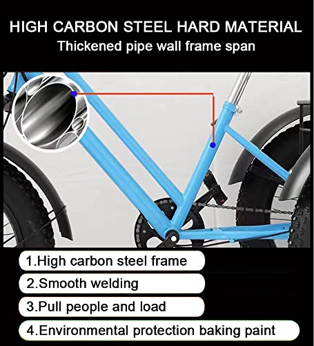 7 Speed 20 inch Fat Tire 3 Wheel Adult Tricycle T282452