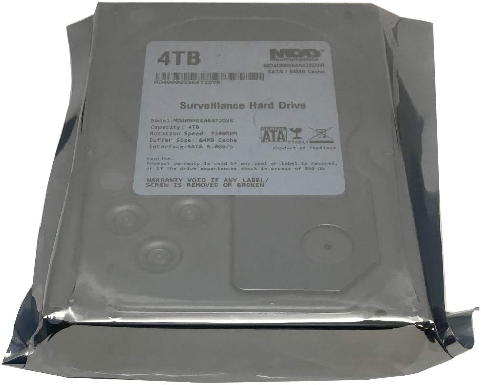 4TB 7200RPM SATA 3.5 Internal Surveillance Hard Drive G785