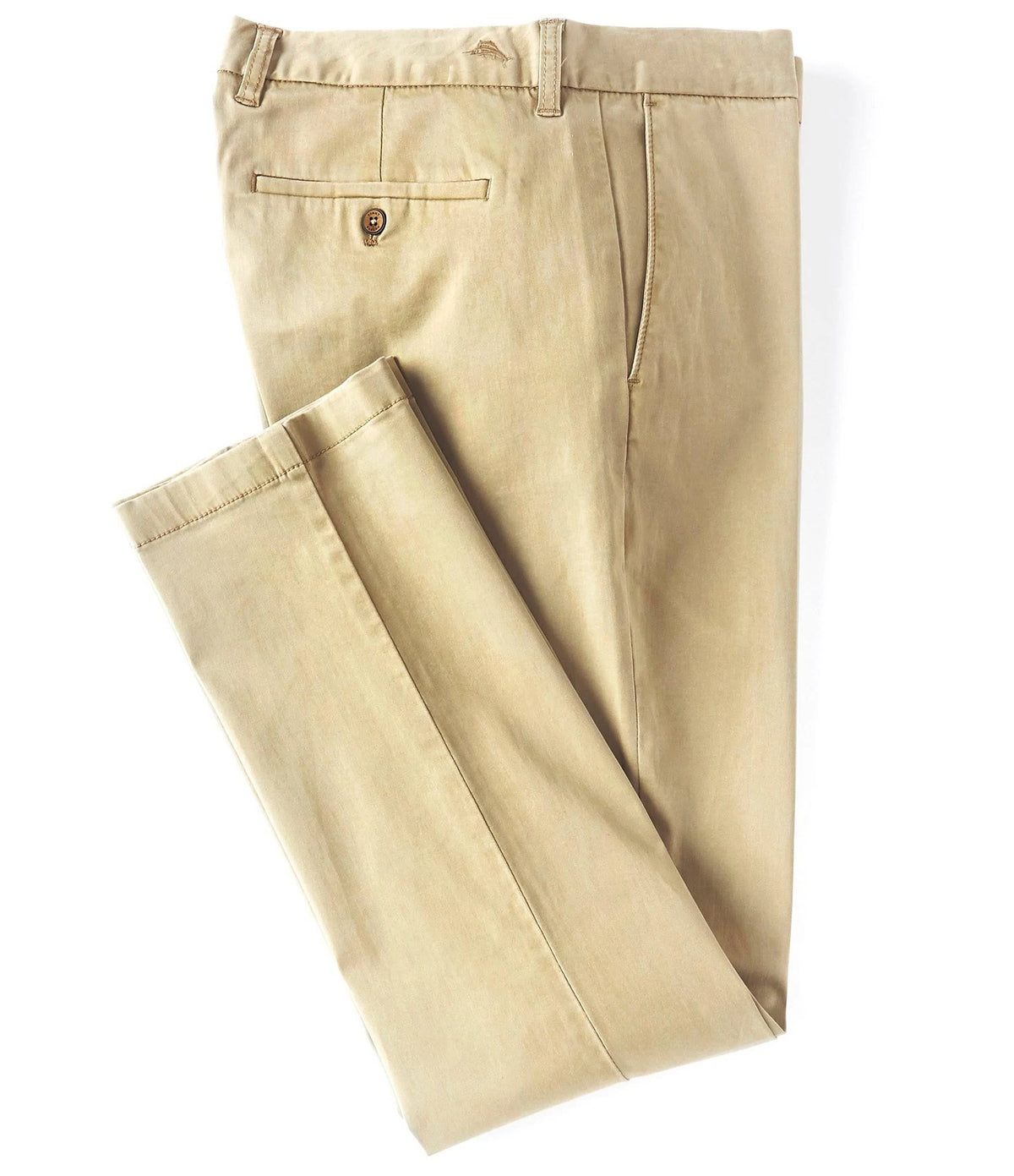 Khaki Flat Front Chino Pant T5601