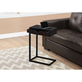 Brown Metal Accent Table with Drawer C42483