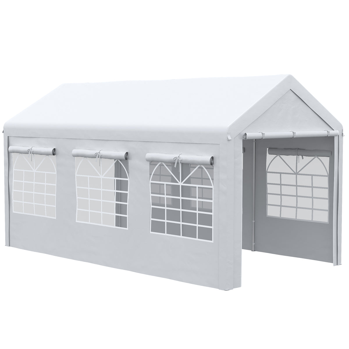 10' x 20' Height Adjustable Carport and Party Tent U813041