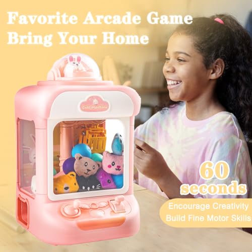 Mini Candy Vending Grabber Machine (Pink) E7259