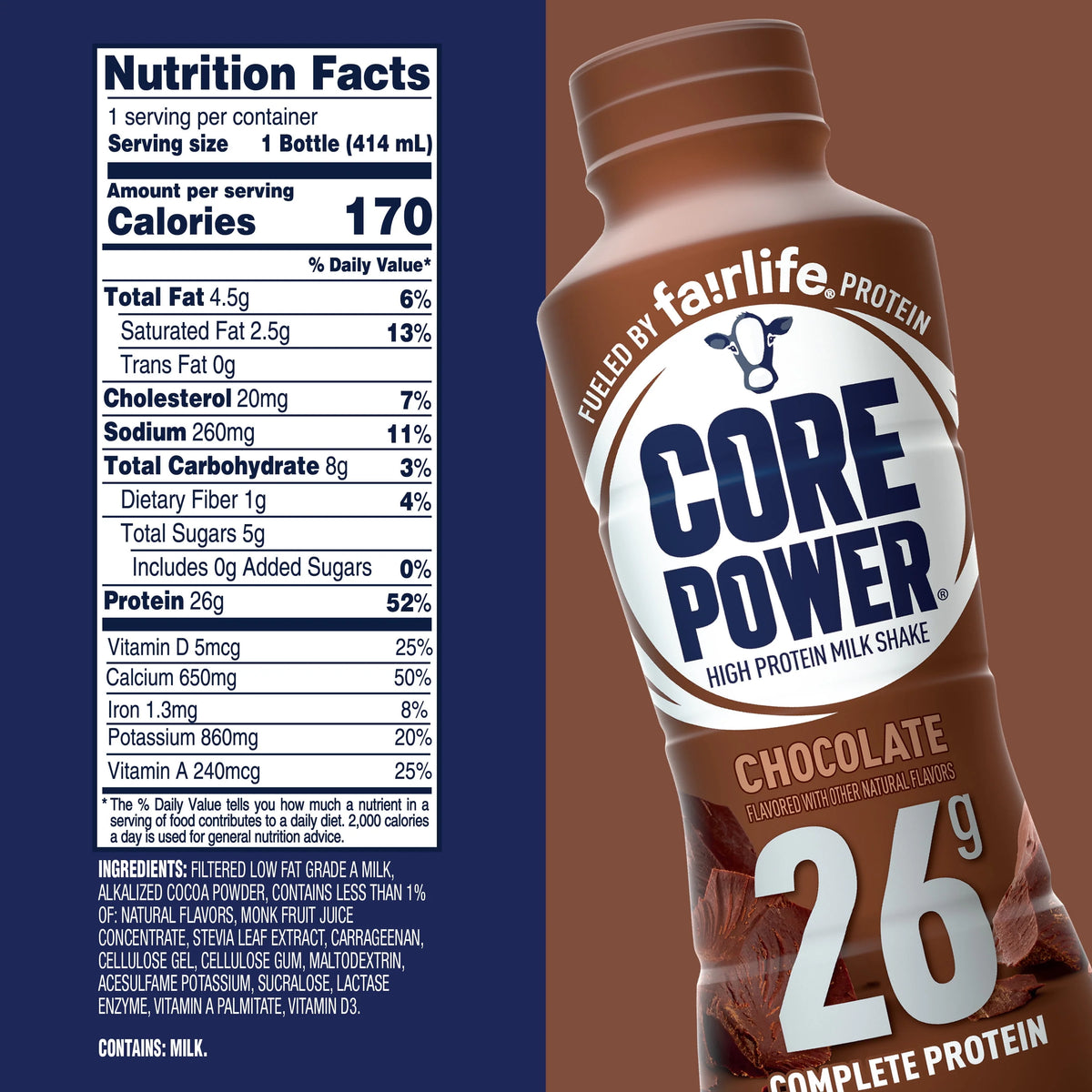 Chocolate Protein Shake, 14 fl oz D7934