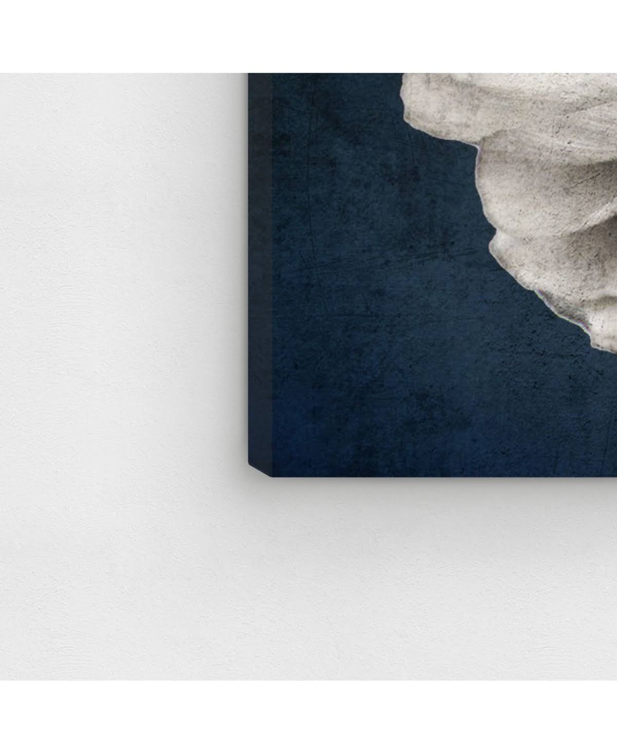 White Floral and Botanical Canvas K7226