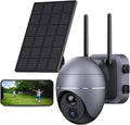 1080P Solar Powered Wireless Outdoor Security Camera with Night Vision V713311