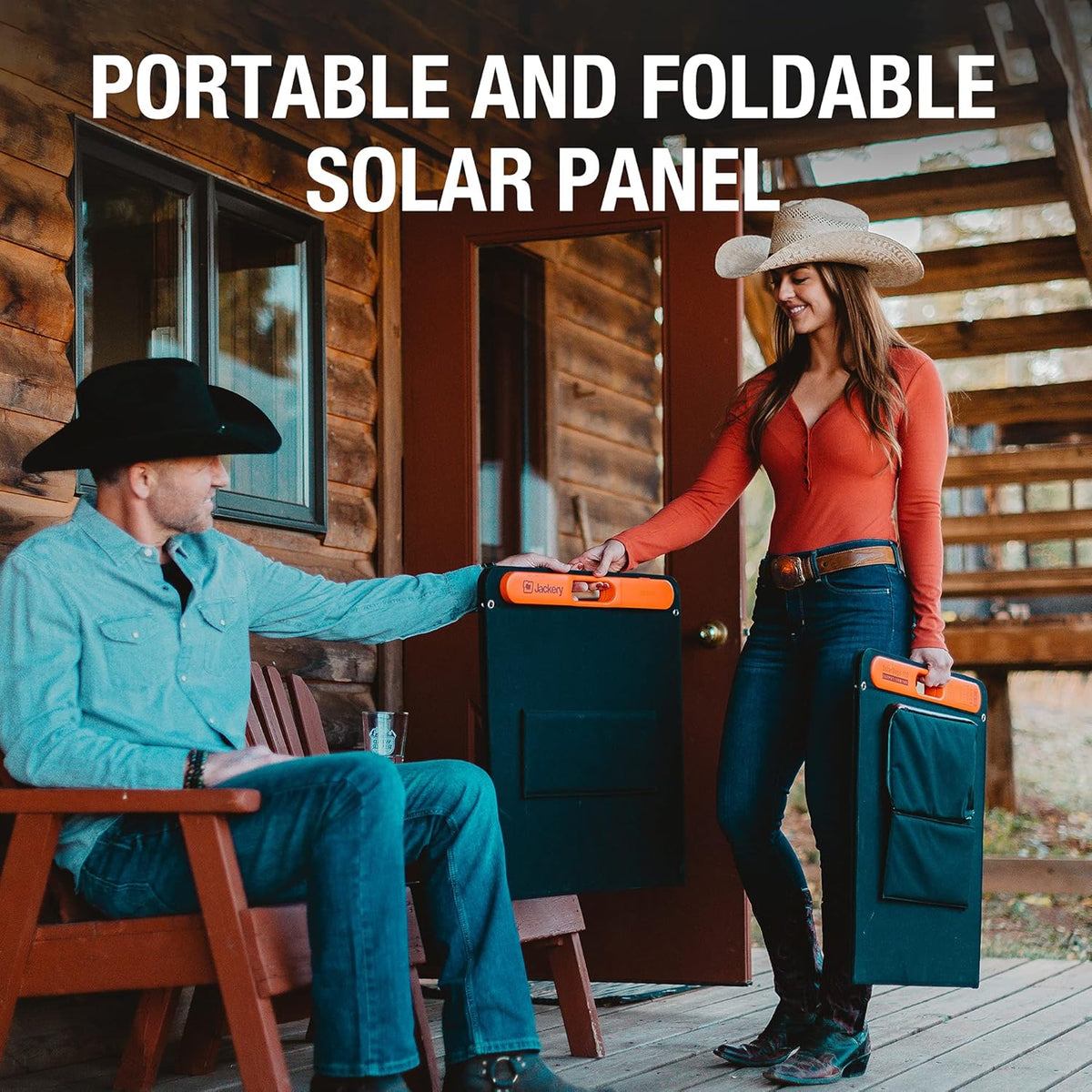 100W Portable Foldable Solar Panel with USB Outputs A53741