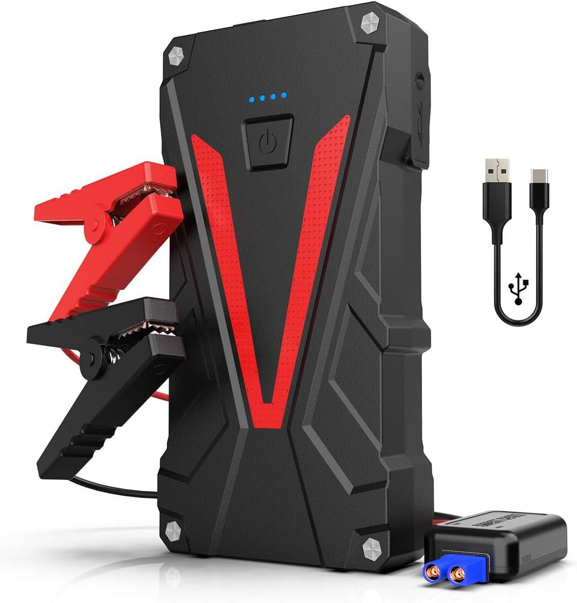 2500A 13800mAh 12V Lithium Portable Car Battery Jump Starter with Jumper Cables C768