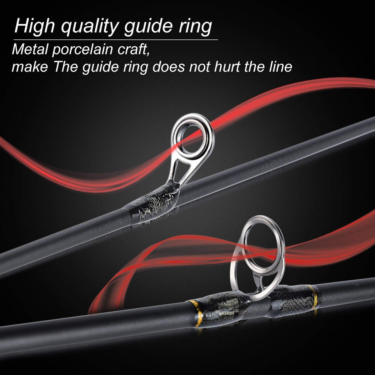 Graphite Lightweight Ultra Light Trout Rods 2 Pieces Cork Handle Spinning Fishing Rod J9092