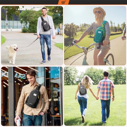 Lightweight Sling Backpack with RFID Pocket Crossbody Bag R3416