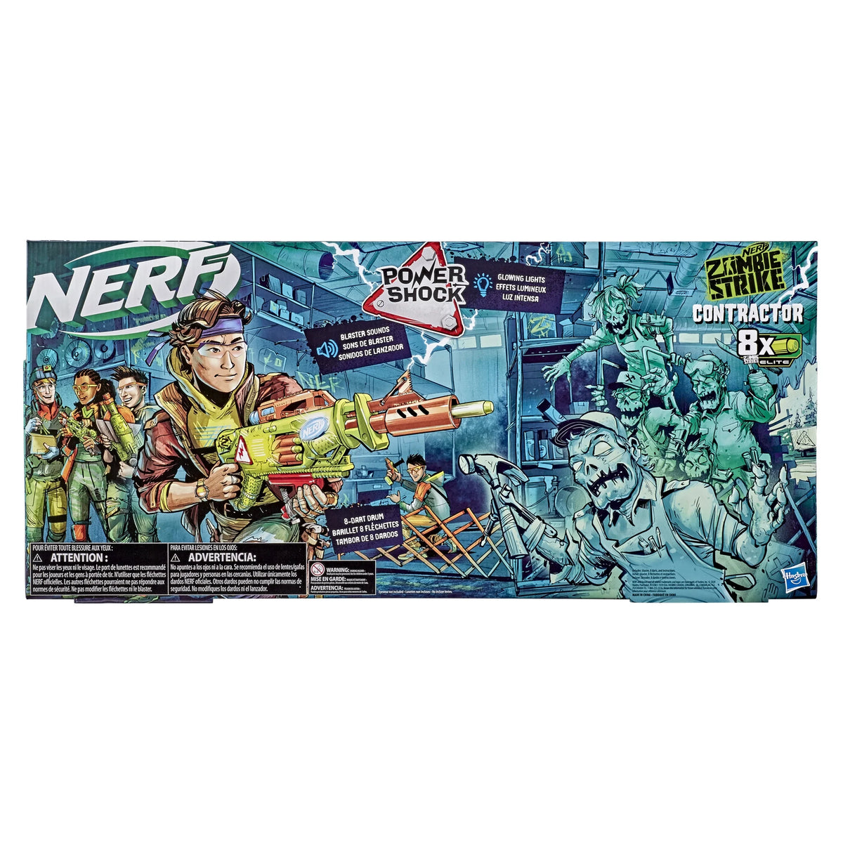 Zombie Strike Contractor Blaster, 8 Darts X39710