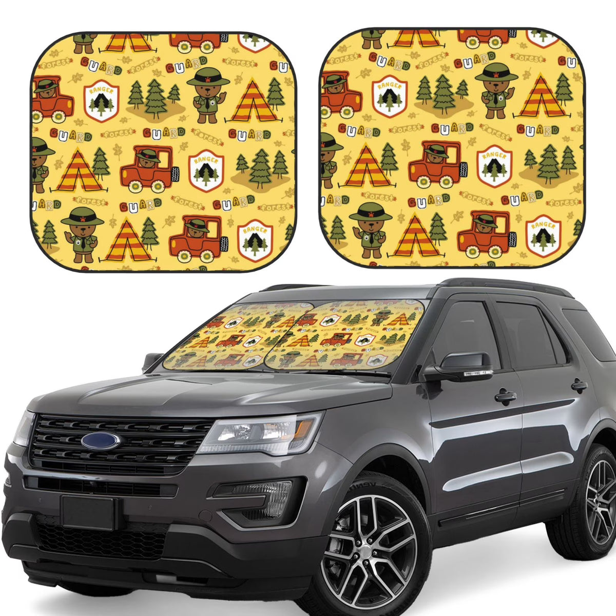 Foldable Car Sun Shade for Front Window L23263