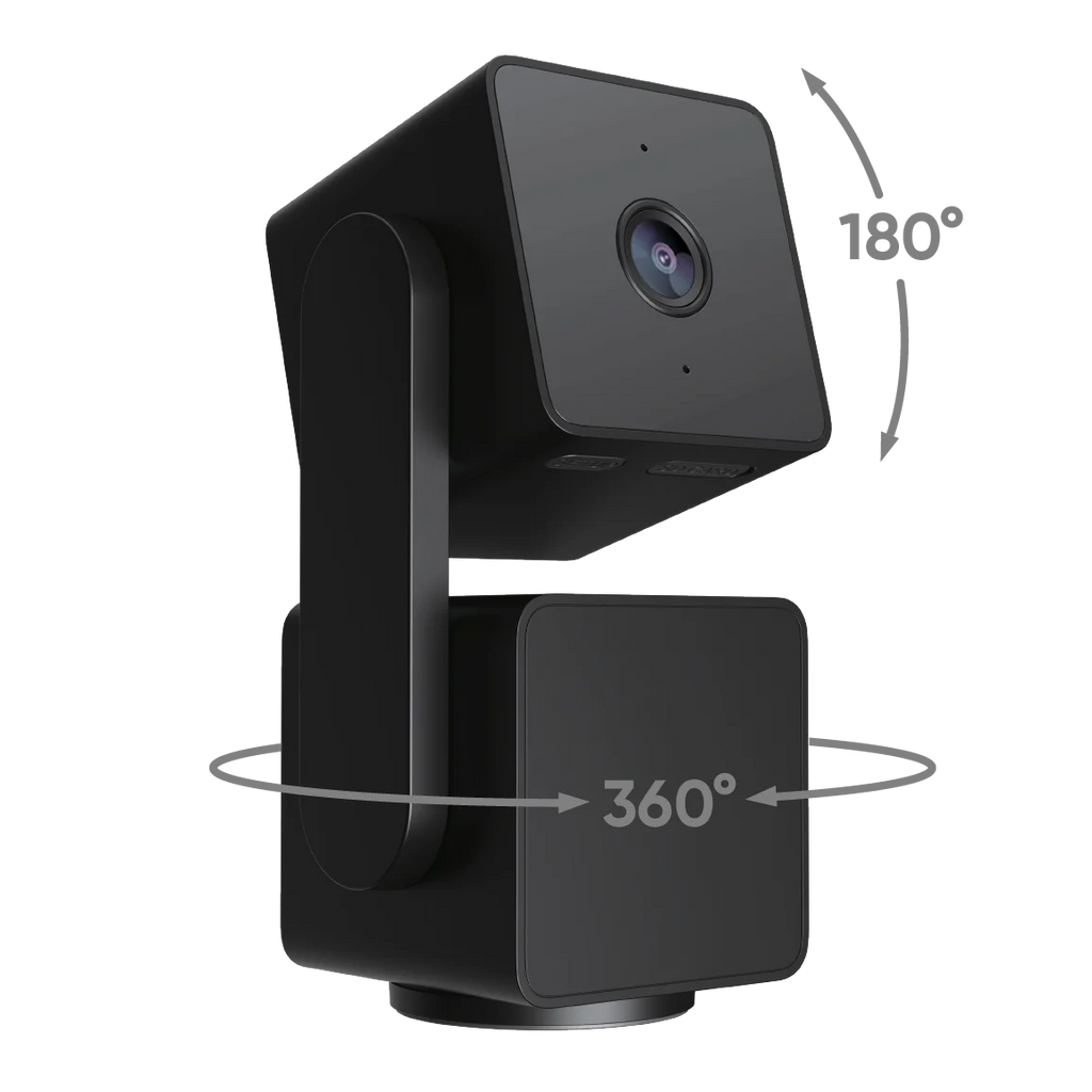 Indoor/Outdoor 1080p Pan/Tilt/Zoom Wi-Fi Security Camera with Color Night Vision, White Q757