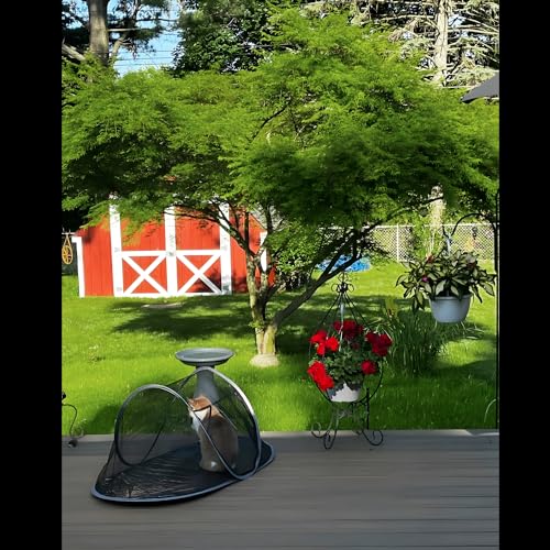 Portable Outdoor Cat Enclosure with Tunnel and Storage Bag Q90899
