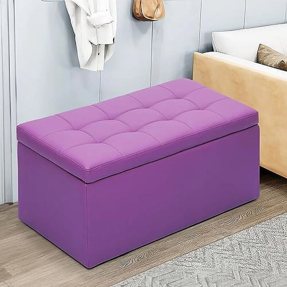 Rectangle Bench Ottoman Black T5840