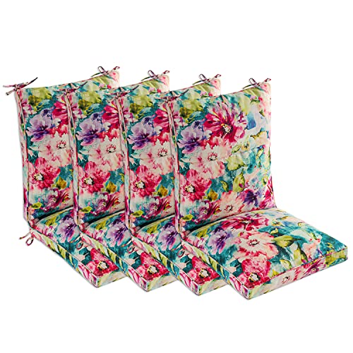 Set of 4 Outdoor Dining Chair Cushions M68768
