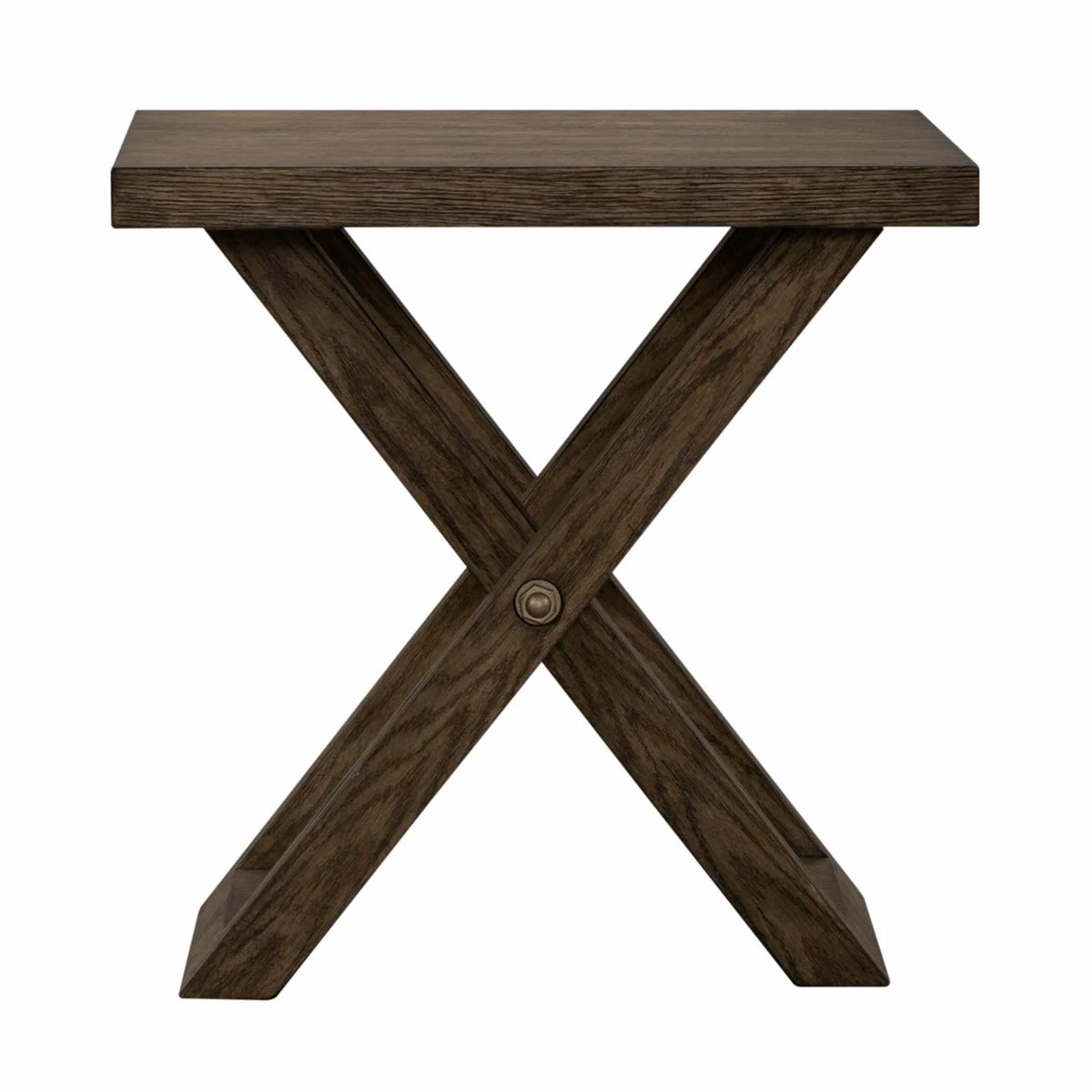 Russet Brown Chairside Table G5105