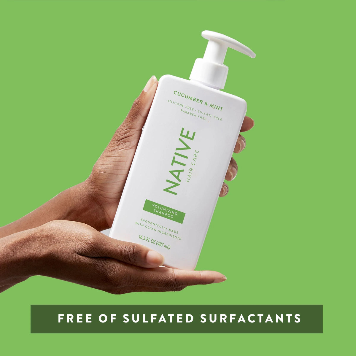 Volumizing Shampoo Cucumber & Mint Sulfate & Paraben Free 16.5 oz S25738