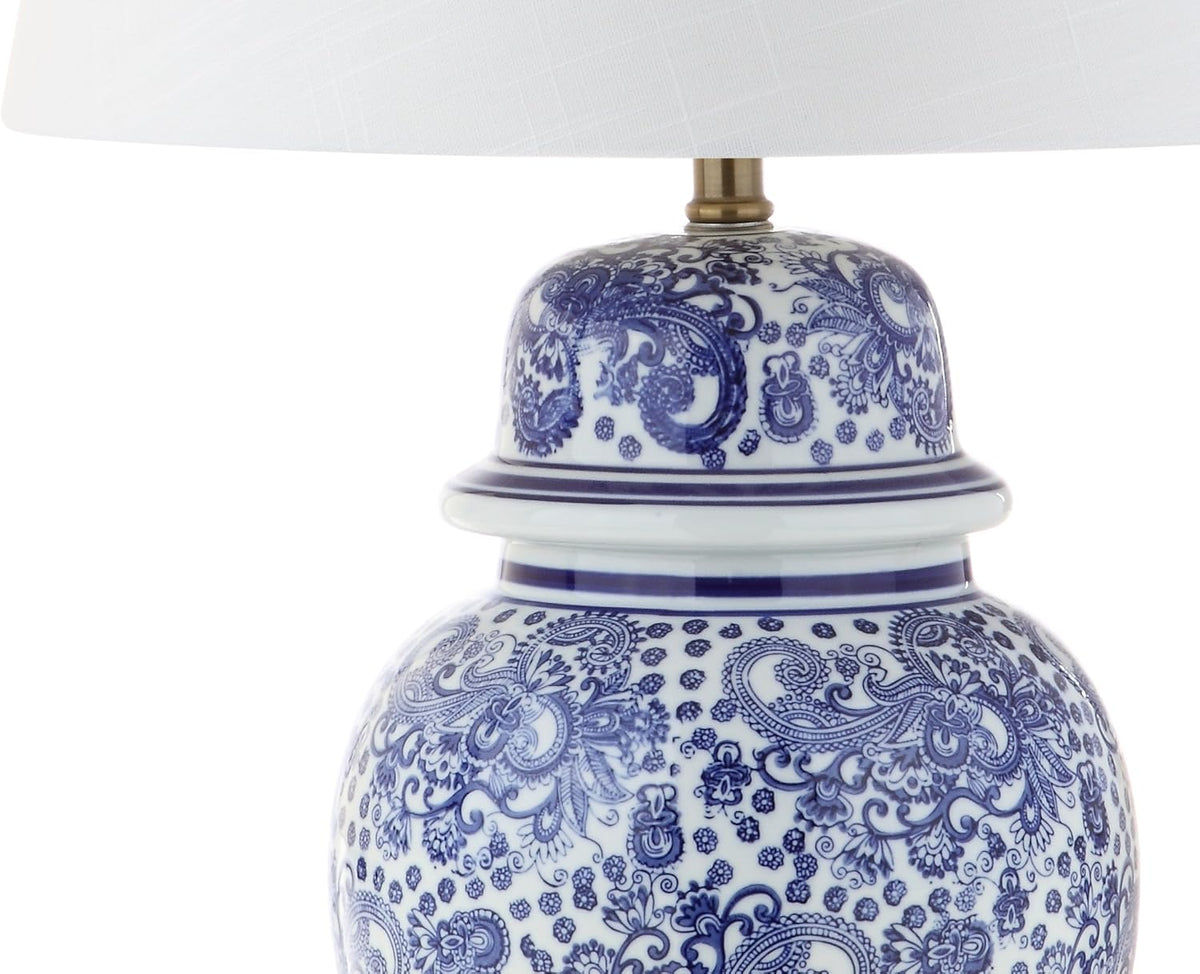 Blue/White Ceramic LED Table Lamp N637