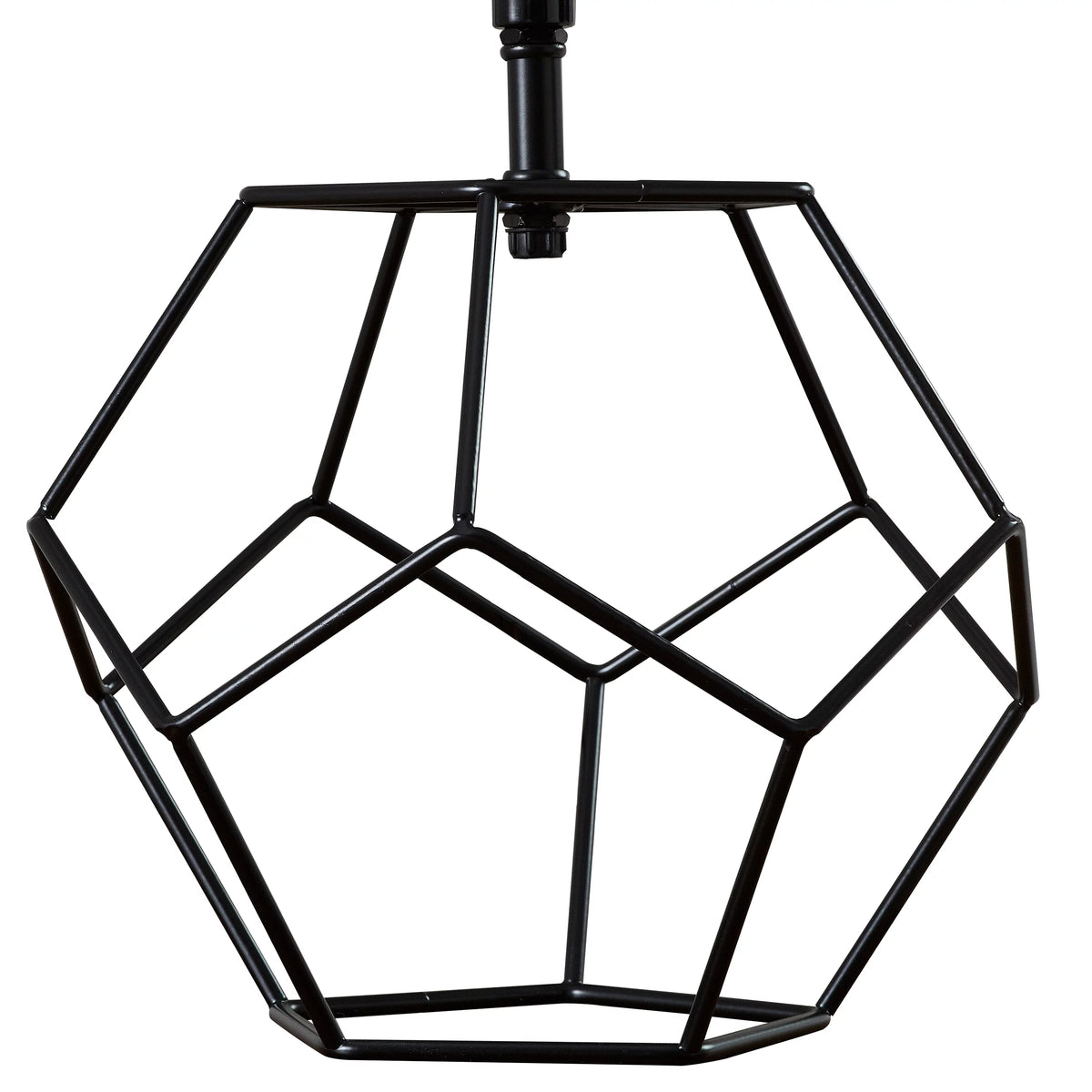 Black Metal Table Lamp with Shade F282313