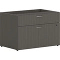 Slate Teak Laminate Credenza with 2 Drawers Z200