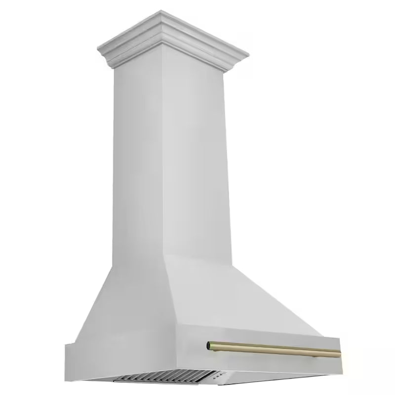 30 in. 400 CFM Ducted Wall Mount Range Hood in Stainless Steel S18891