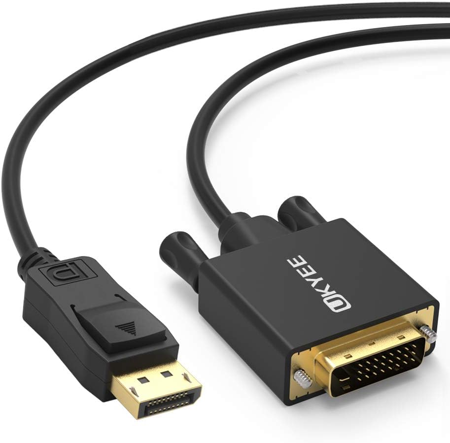Displayport to DVI Cable 6ft 10-Pack Black Pack of 2 A191