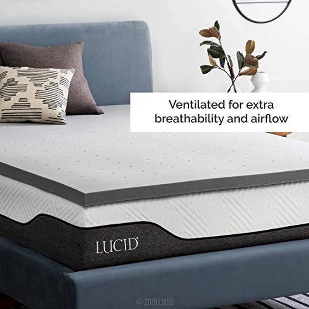 2 inch Bamboo Charcoal Memory Foam Mattress Topper California King C793488