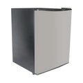 Compact Stainless Steel & Black Refrigerator H78428