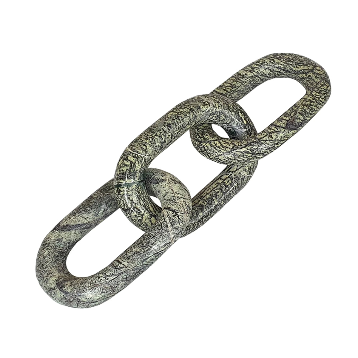 Green Marble Chain Tabletop Accent N66227