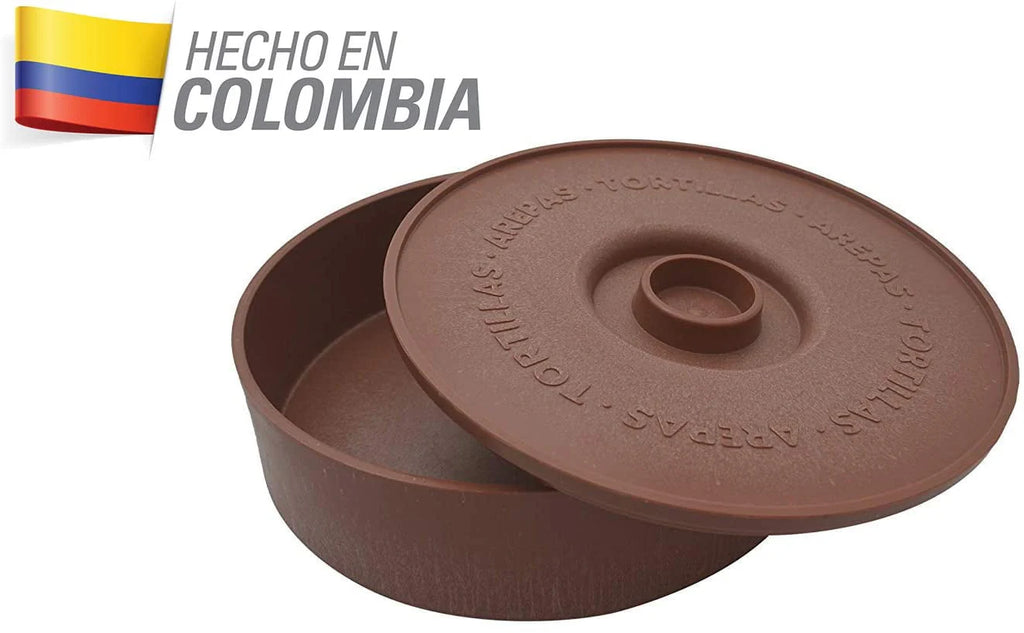 8 Traditional Brown Terracotta Microwave Safe Tortilla Warmer S819369