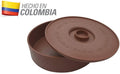 8 Traditional Brown Terracotta Microwave Safe Tortilla Warmer S819369