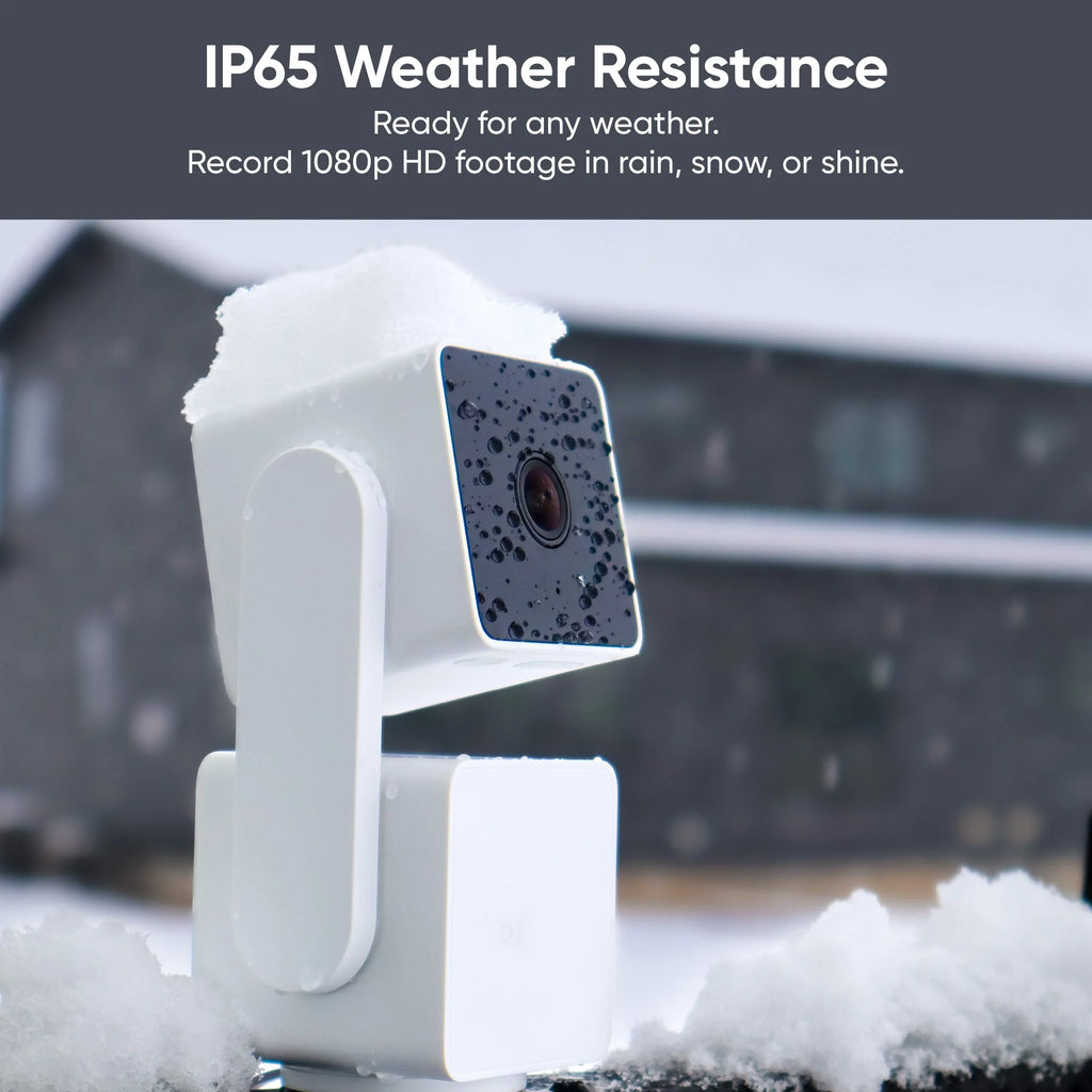 Indoor/Outdoor 1080p Pan/Tilt/Zoom Wi-Fi Security Camera with Color Night Vision, White Q757