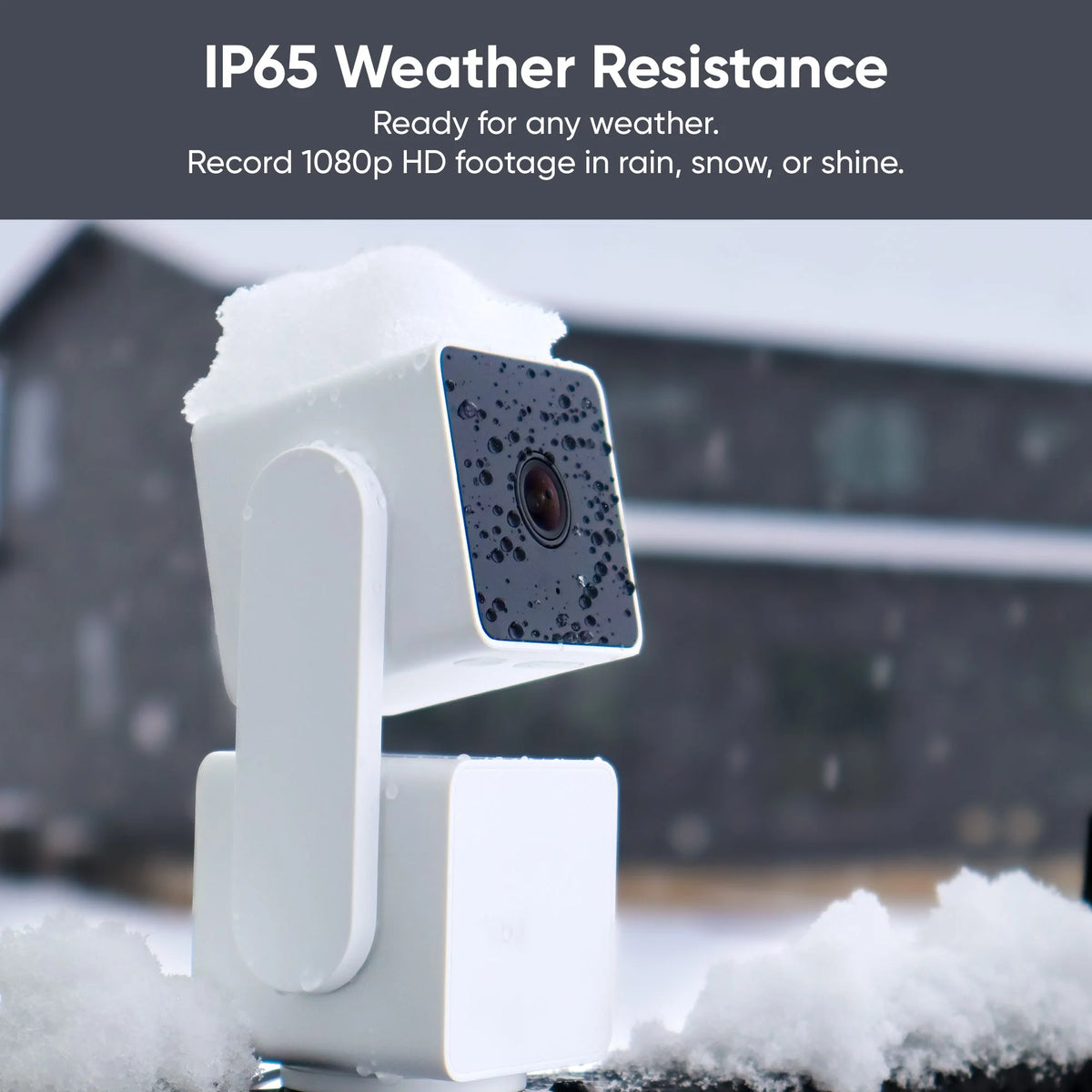 Indoor/Outdoor 1080p Pan/Tilt/Zoom Wi-Fi Security Camera with Color Night Vision, White Q757